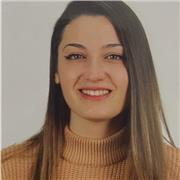 Studentessa in lingue, lezioni in inglese